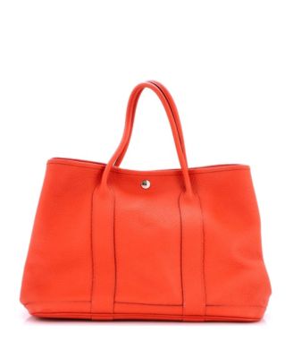 Pre-Owned Hermes 36 Garden Party Tote Leather