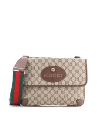 Medium Neo Vintage Flap Messenger GG Coated Canvas