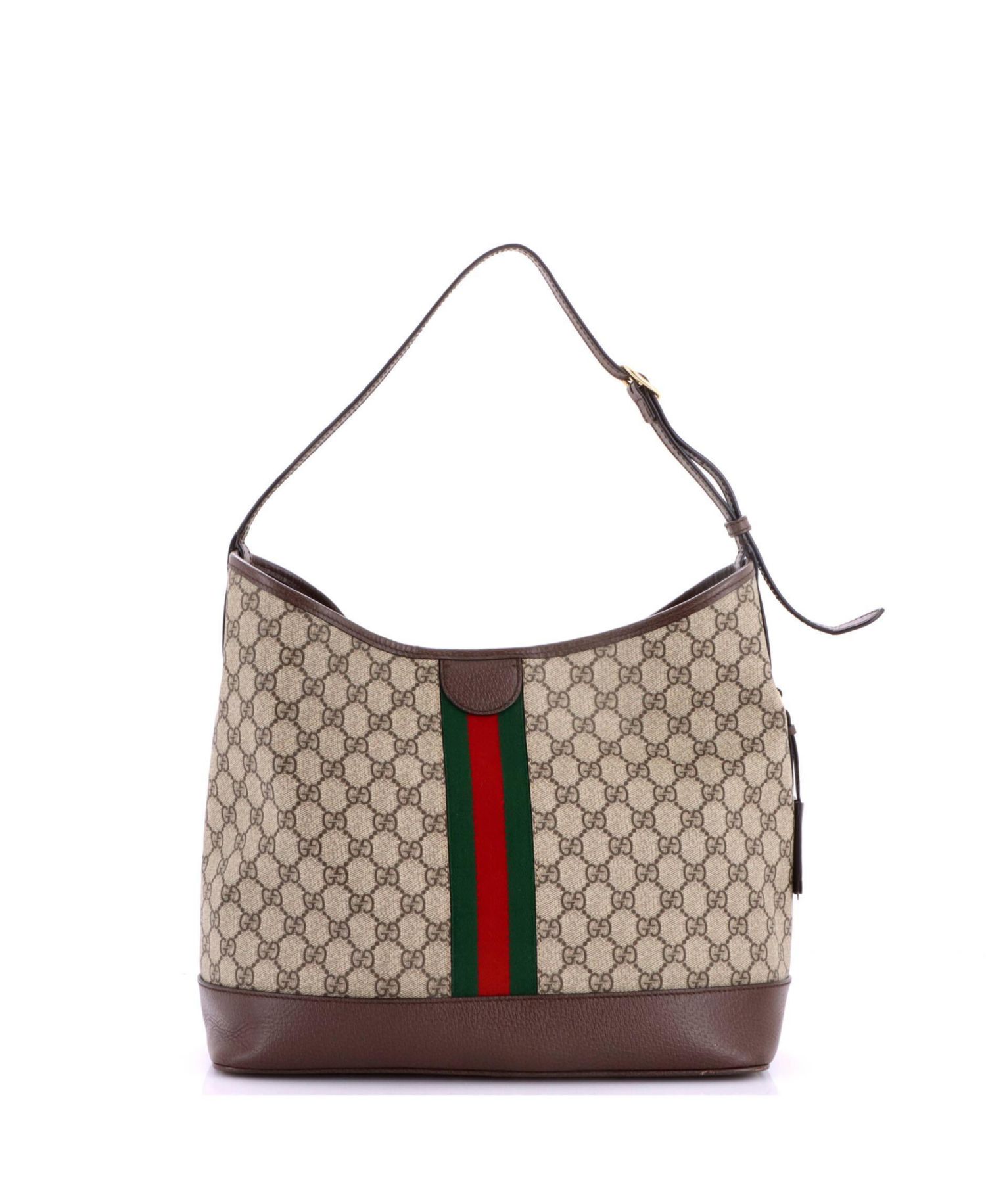 Large Ophidia Hobo Bag GG Coated Canvas