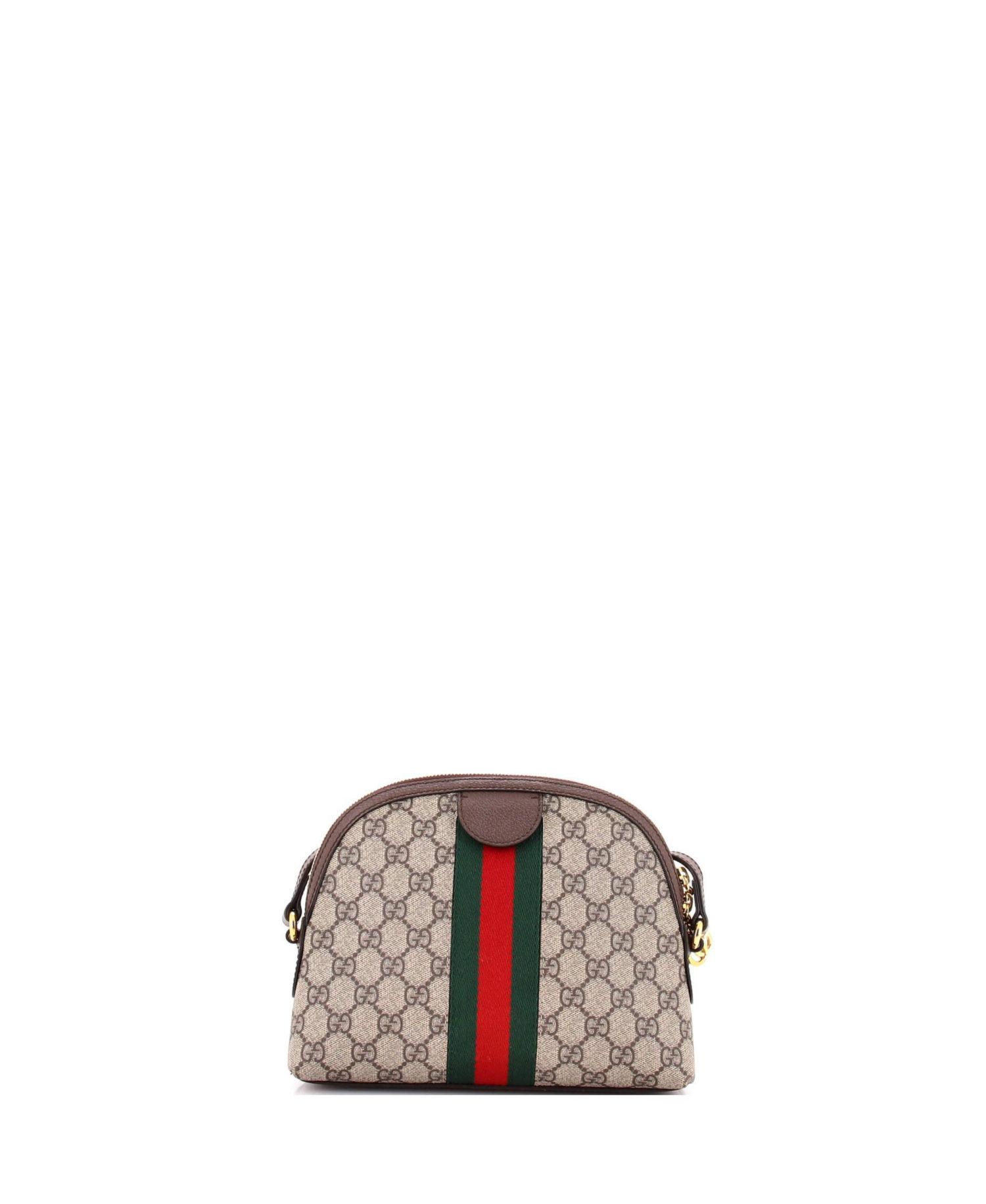 Small Ophidia Dome Shoulder Bag GG Coated Canvas