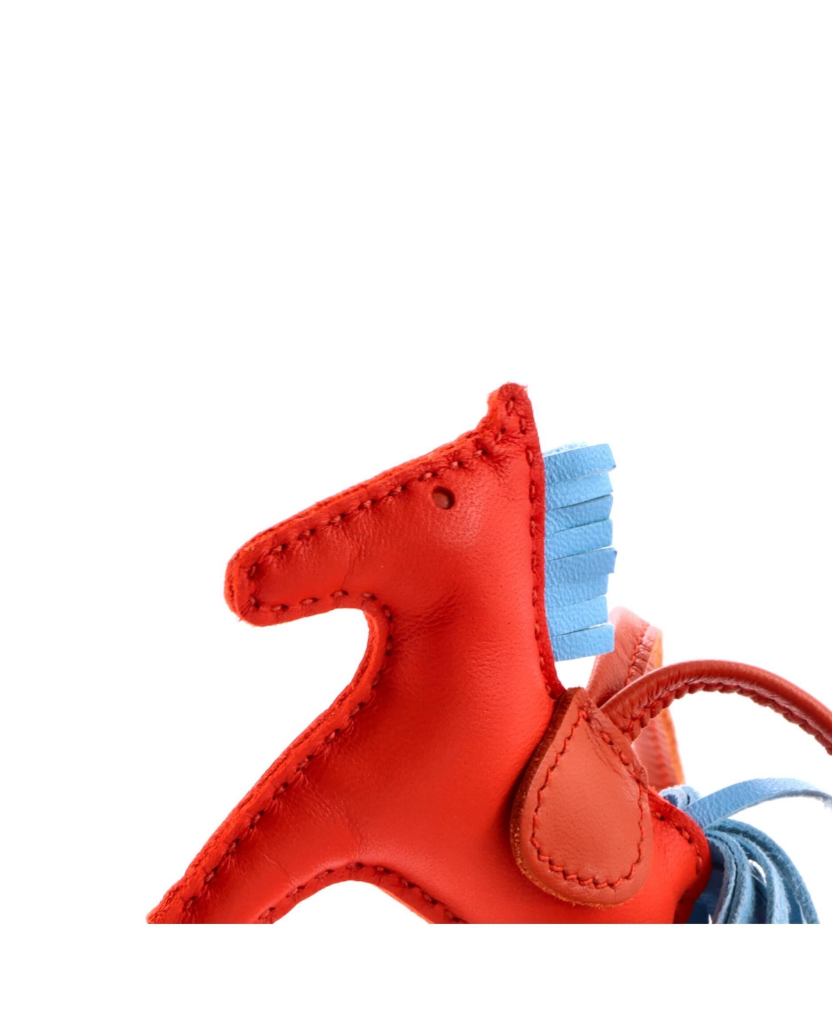 Pre-Owned Hermes Pm GriGri Rodeo Bag Charm Leather