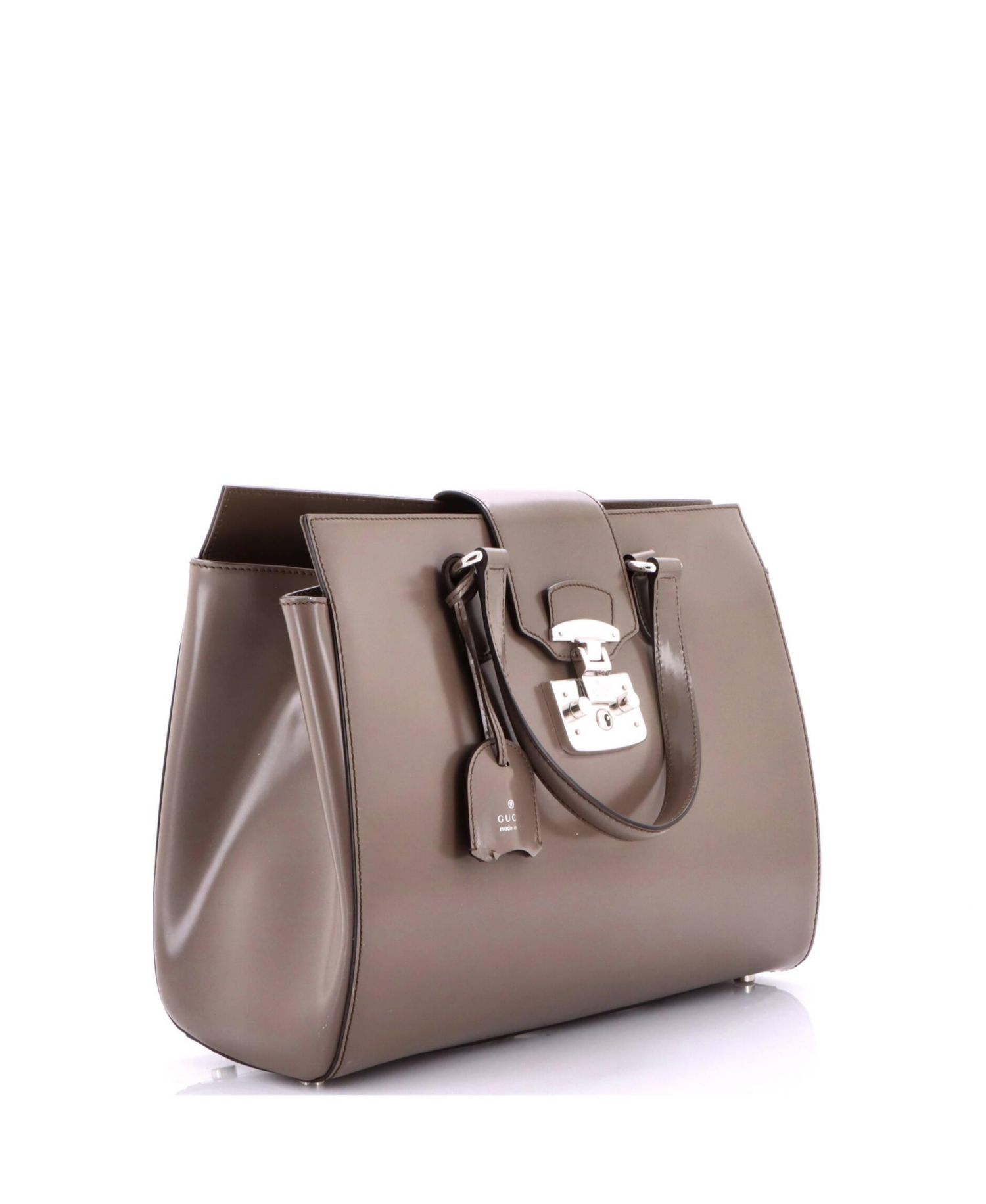Medium Lady Lock Tote Leather