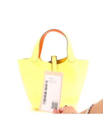 Pre-Owned Hermes PM Eclat Picotin Lock Bag Clemence