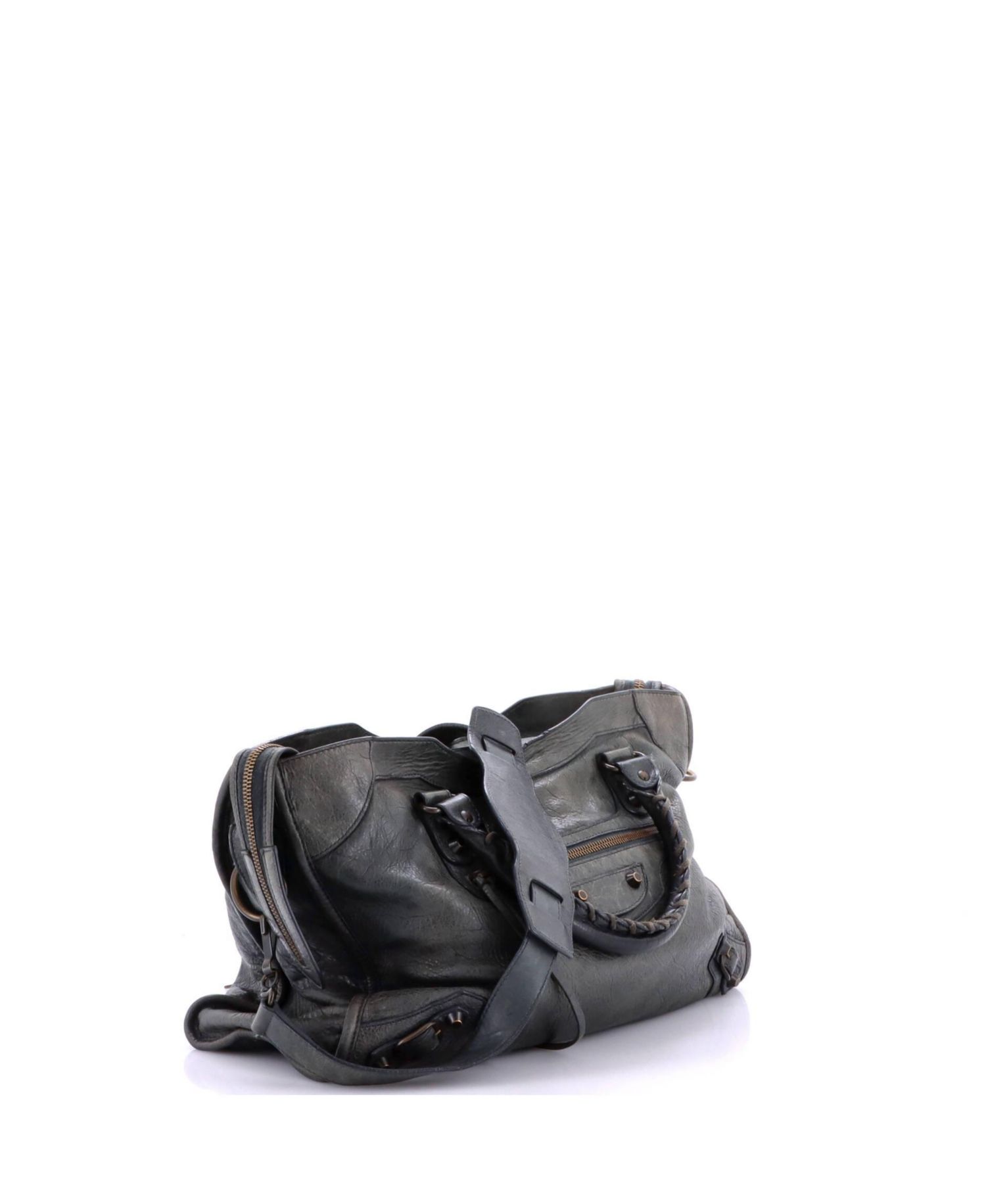 Medium City Classic Studs Bag Leather