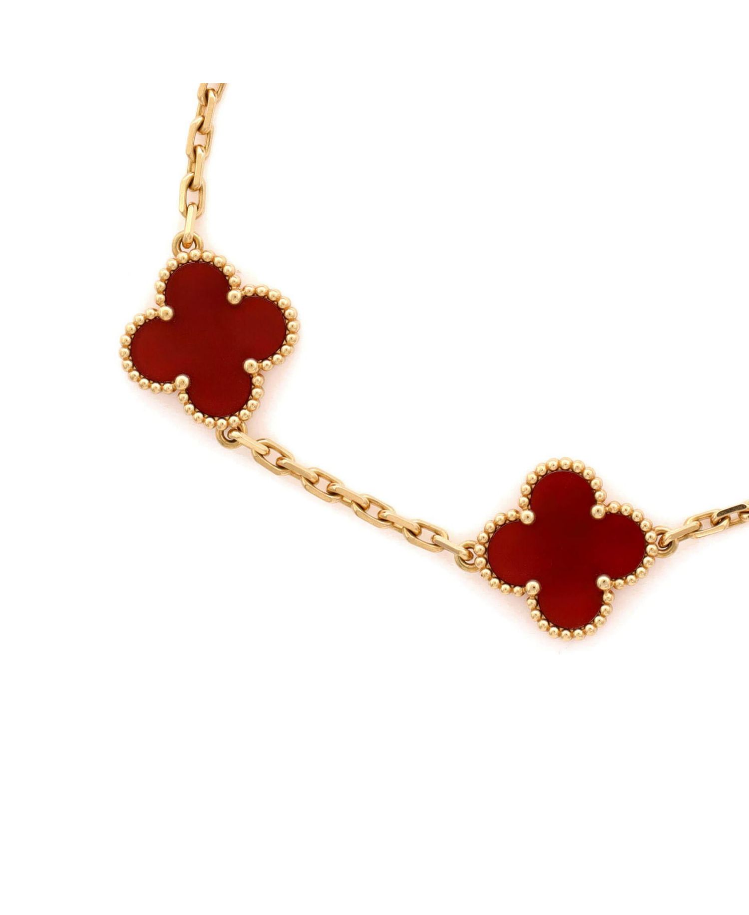 Pre-Owned Van Cleef and Arpels Pre-Owned Van Cleef and Arpels Vintage Alhambra 5 Motifs Bracelet