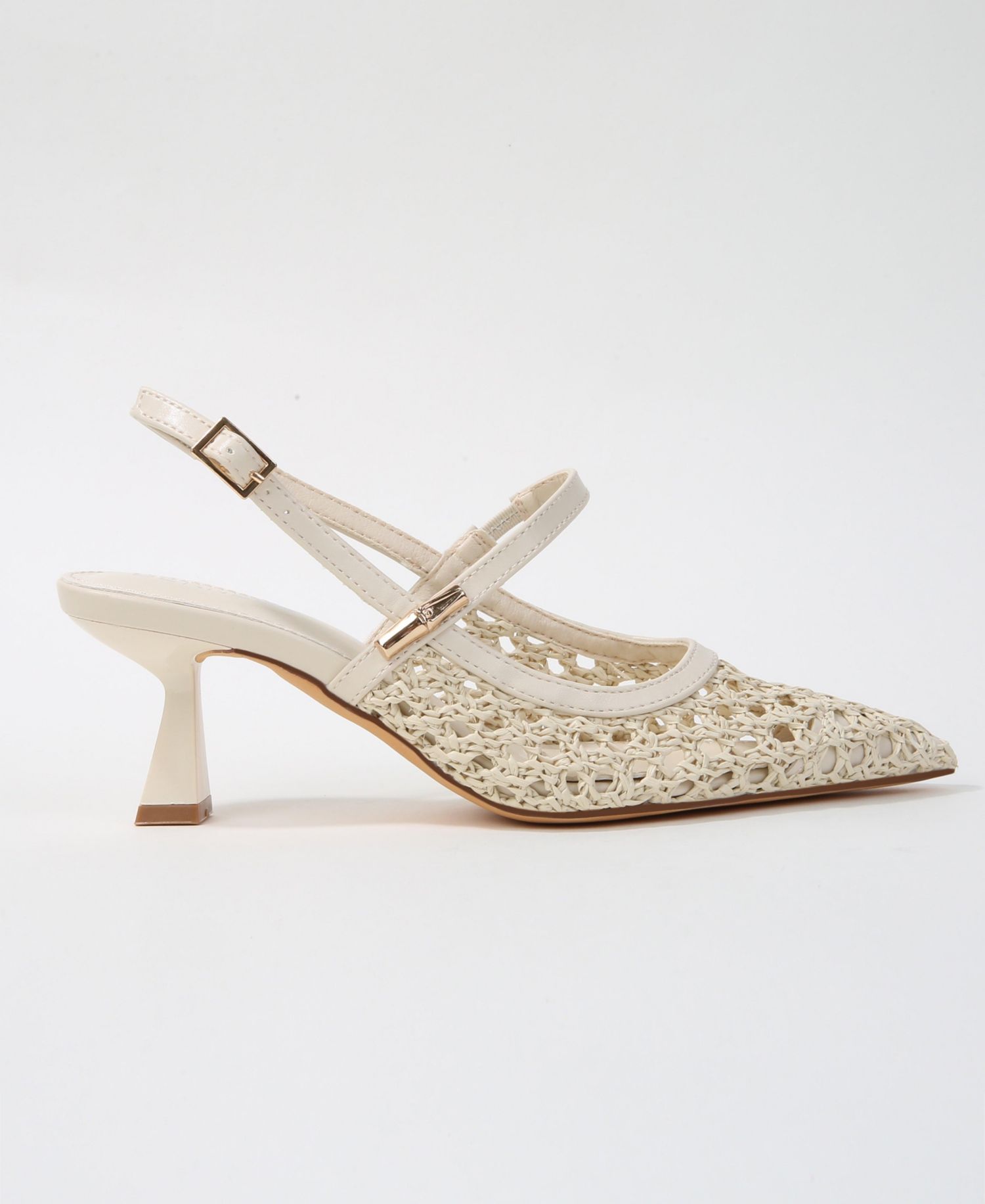 Calloway Woven Slingback Heels