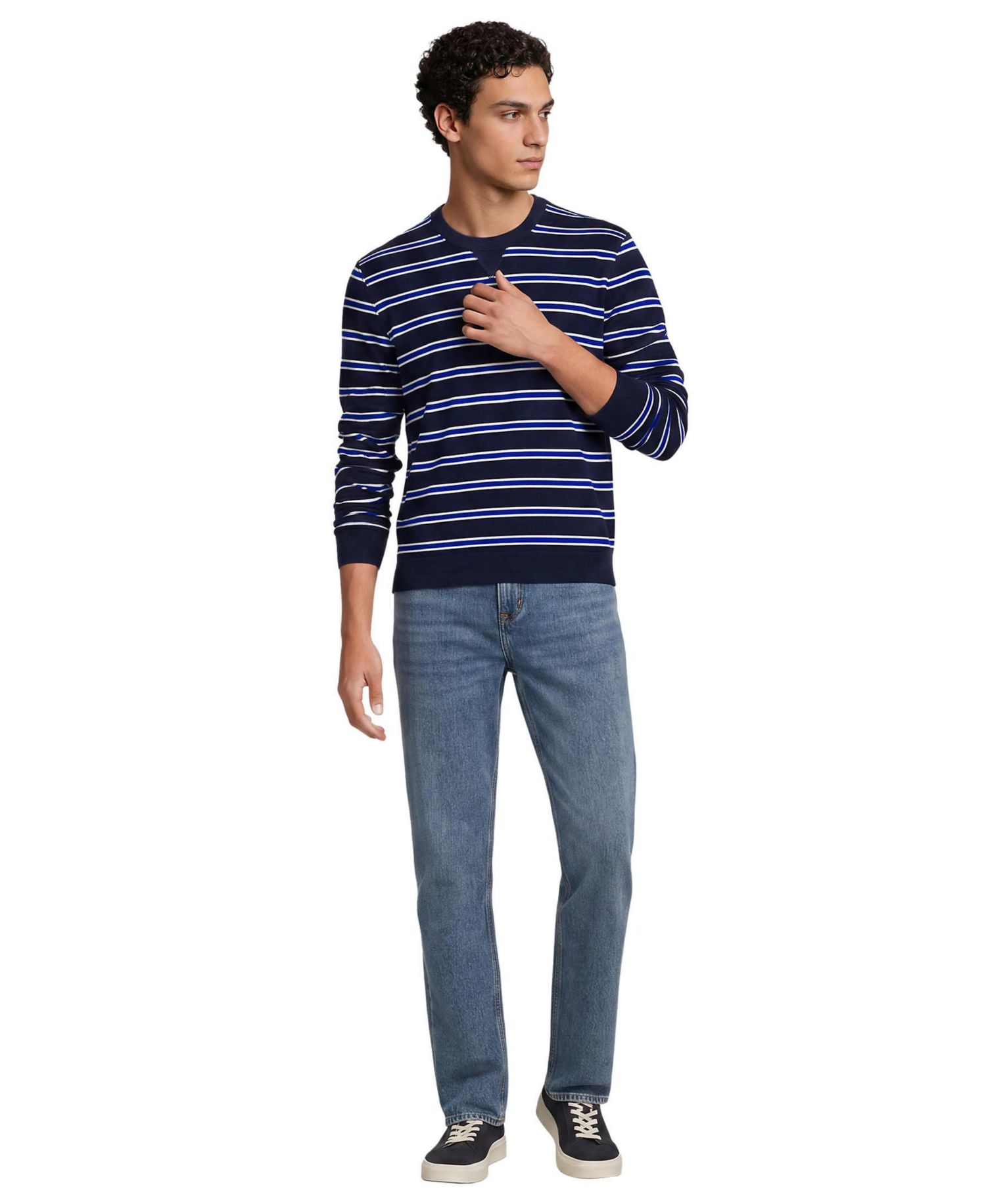 Men's Square Rigger Stretch Straight Jeans