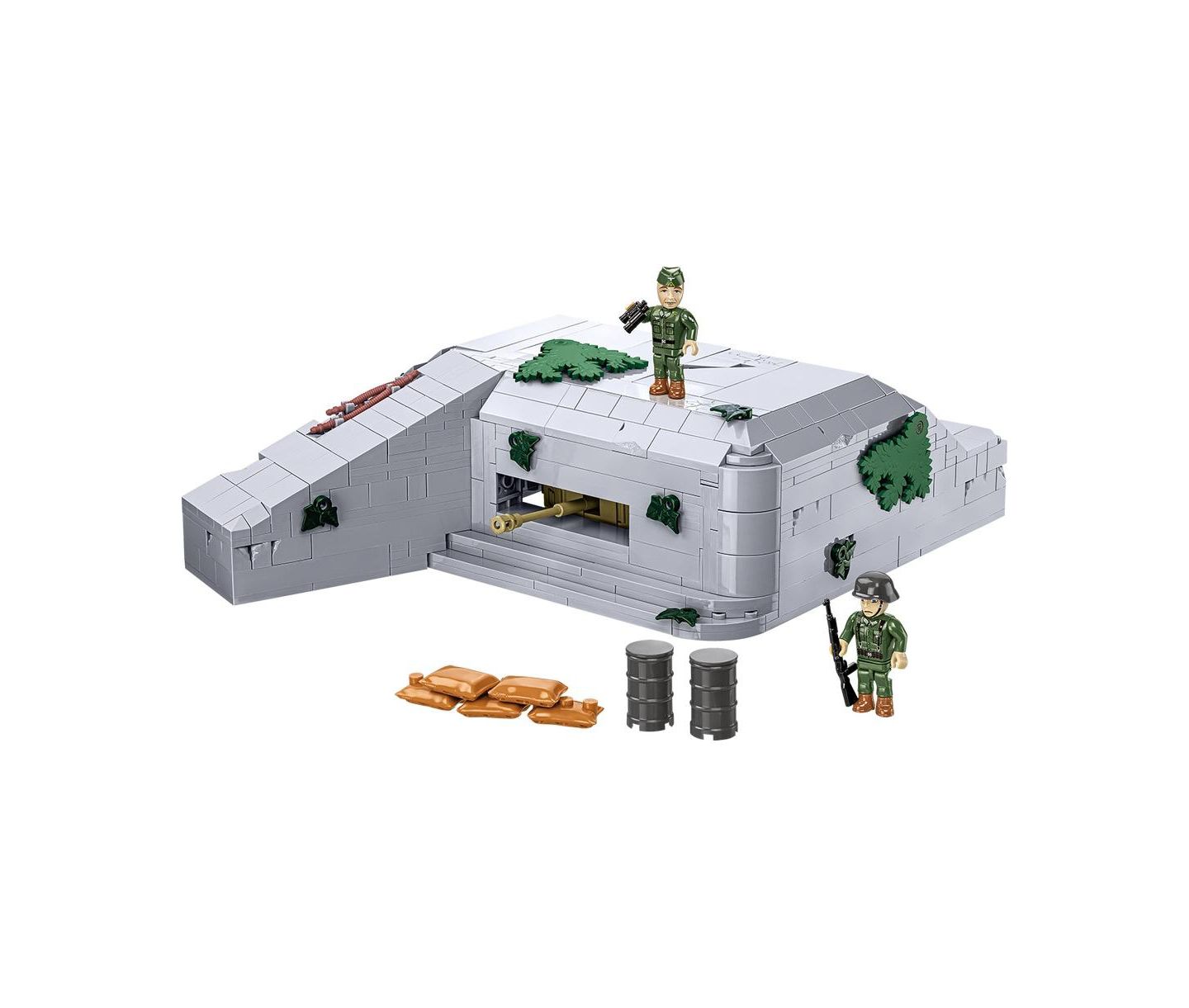 Детский конструктор COBI Wwii Regelbau 667 German Bunker 642-Piece Building Set, Ages 9+ — фото 3