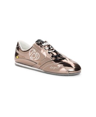 Women's faux leather sneakers