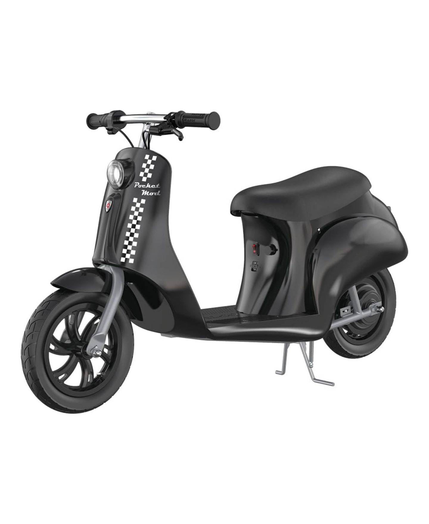 Детская игрушка Razor Pocket Mod - Miniature Euro-Style Electric Scooter for Ages 8+, Onyx-Black — фото 1