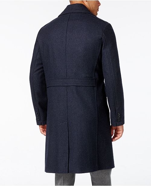 Michael Kors Michael Kors Men's Slim-Fit Double-Breasted Overcoat ...