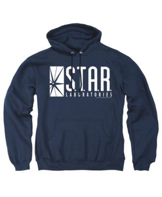 Men's S.T.A.R. Labs Logo Graphic Kangaroo Pocket Pull-Over Hoodie