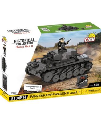Historical Collection WWII PANZERKAMPFWAGEN II Ausf. F Tank, 813 pieces