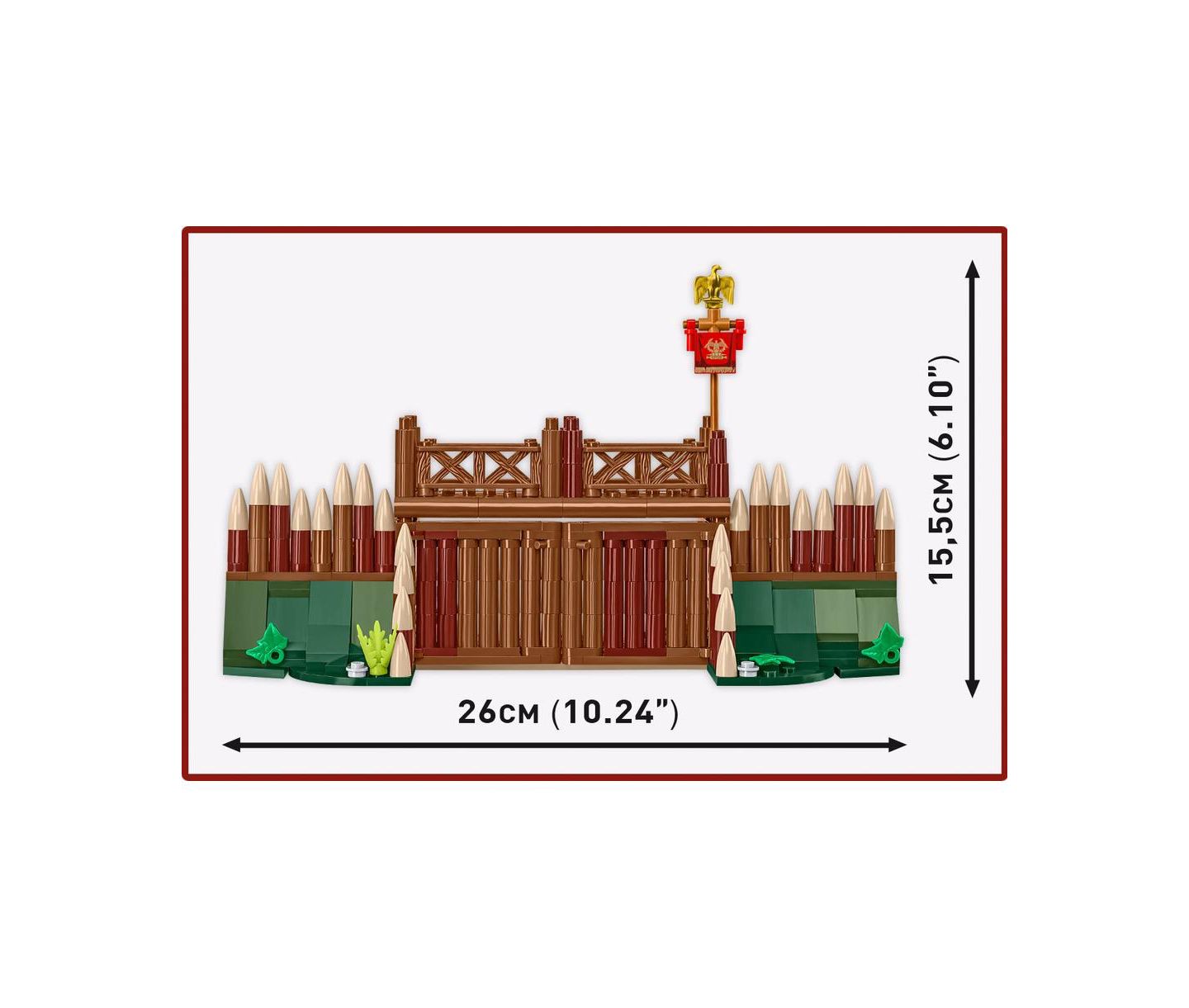 Детский конструктор COBI Imperium Romanum Roman Camp - Gate 591-Piece Building Set, Ages 8+ — фото 4