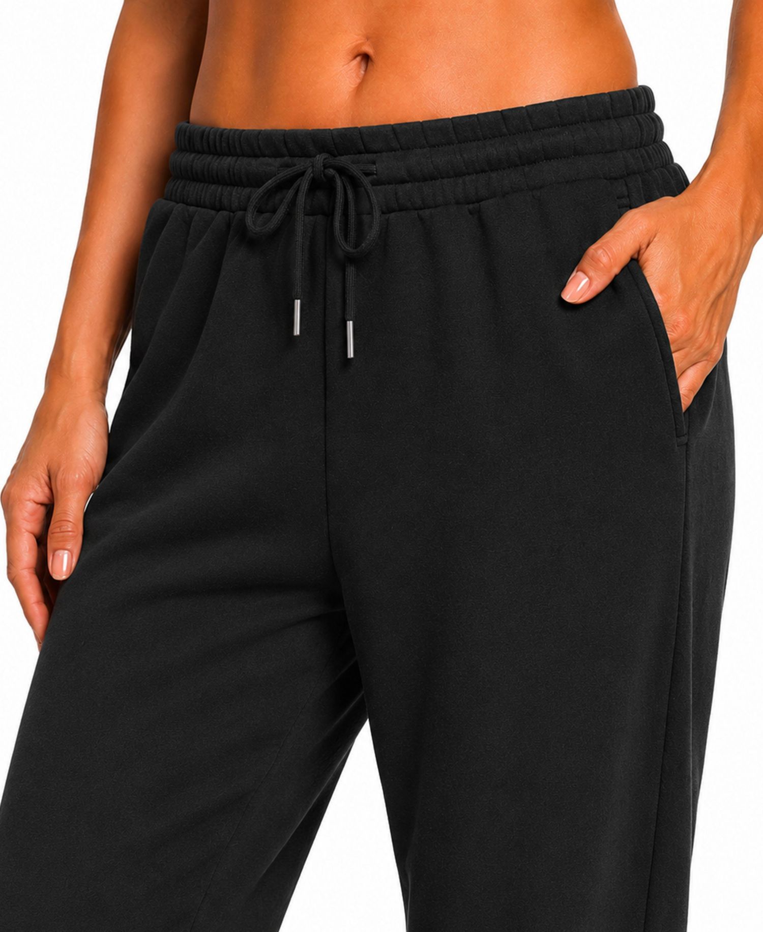 Women's Loose-Fit Heavyweight Open-Bottom Sweatpants