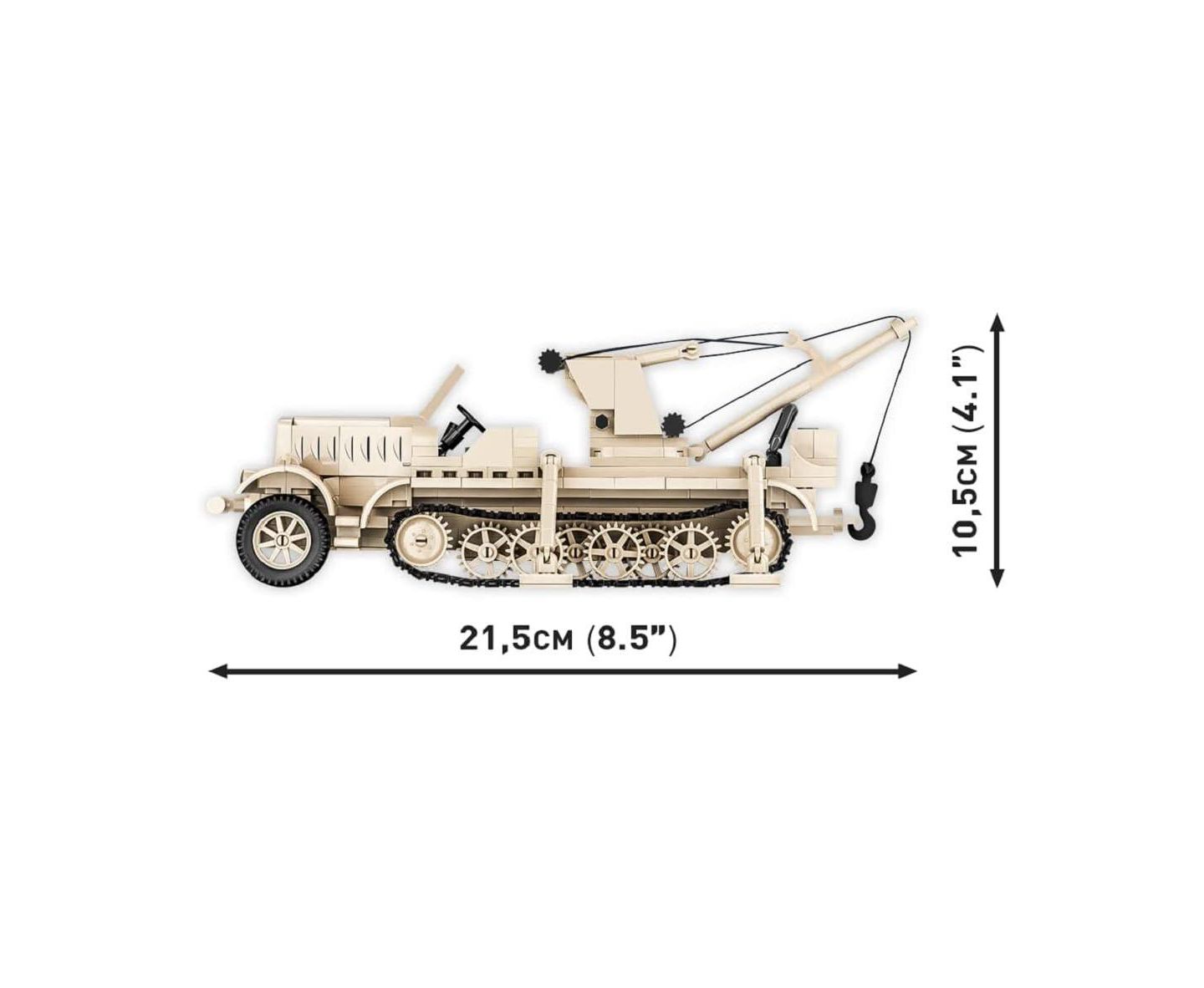Детский конструктор COBI Wwii Historical Collection Sd.Kfz. 9/1 "Famo" 498-Piece Building Set, Ages 8+ — фото 3
