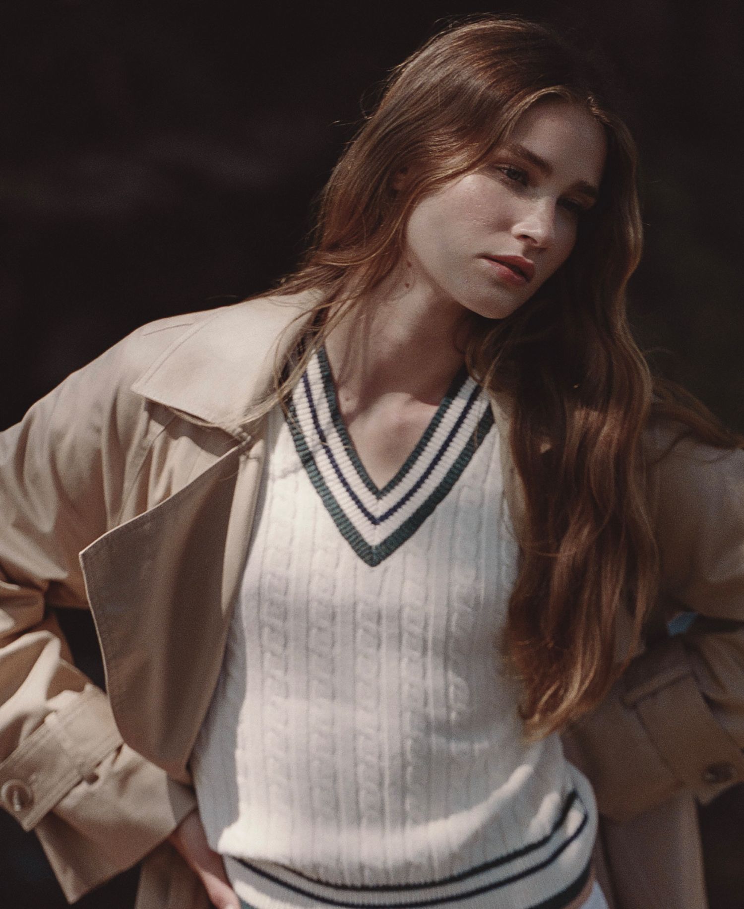 Women's Aleyna V-Neck Oversized Sweater