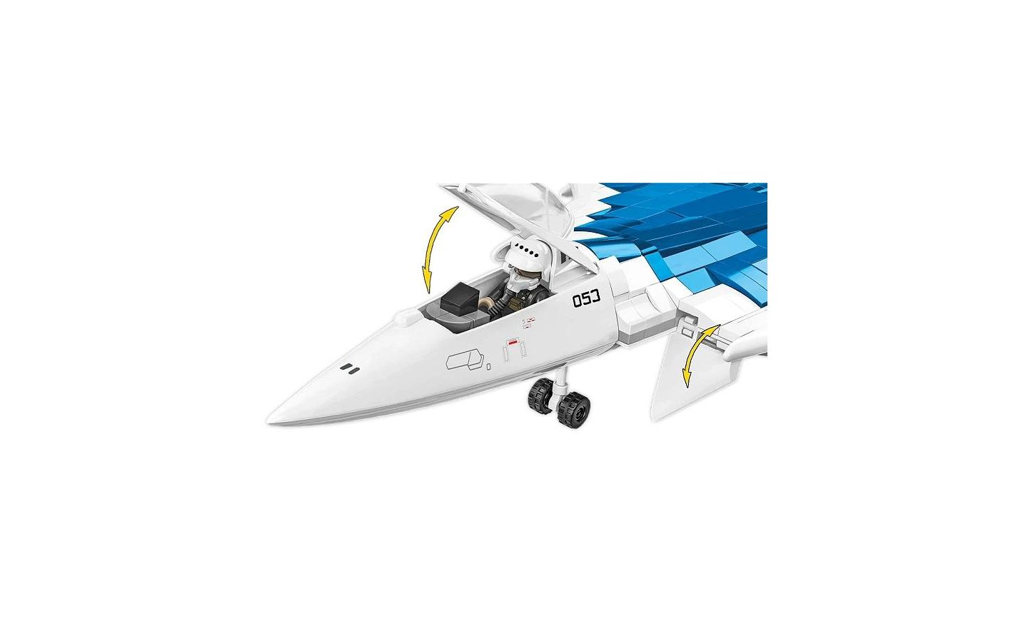 Детский конструктор COBI Armed Forces SU-57 Felon 928-Piece Building Set, Ages 9+ — фото 4
