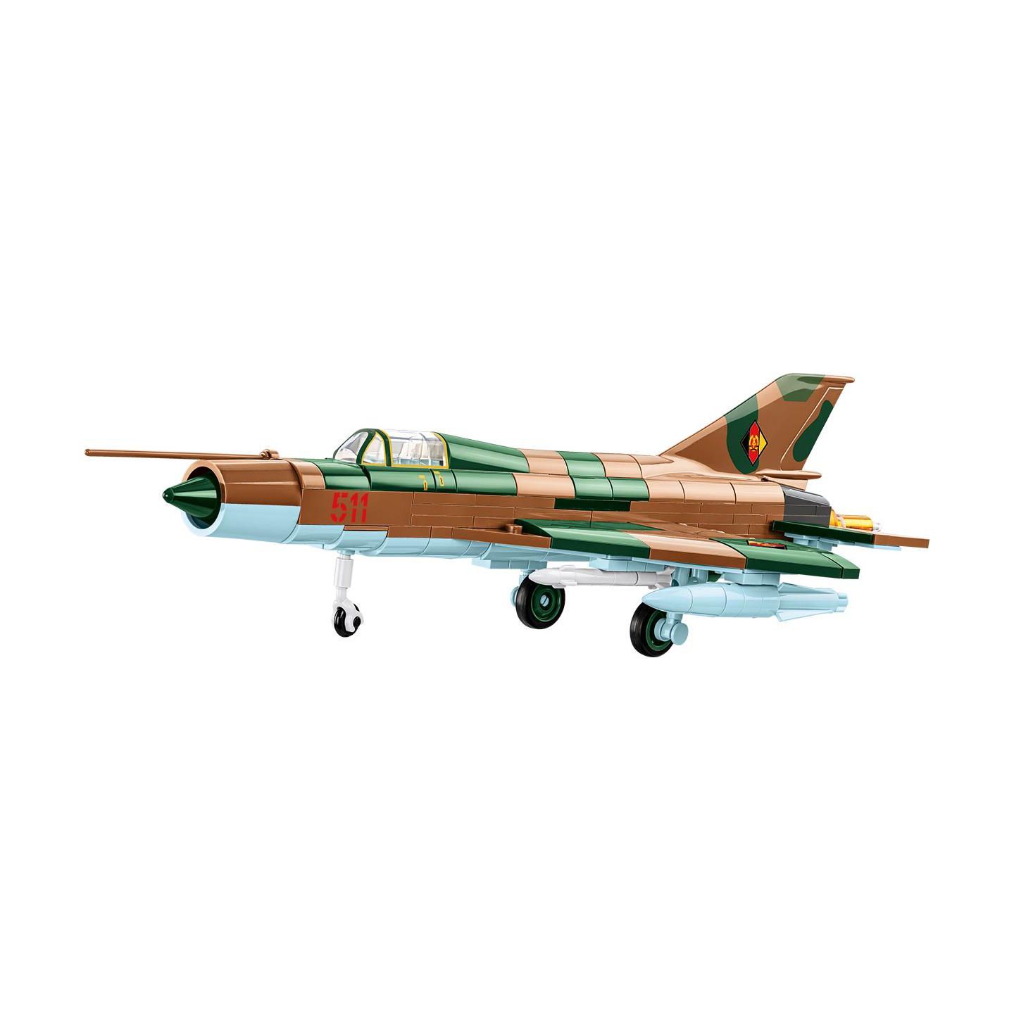 Детский конструктор COBI Armed Forces MiG-21 (GDR/Czechoslovakia) Fighter Jet 396-Piece Building Set, Ages 8+ — фото 3