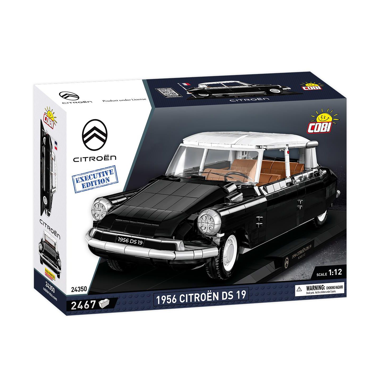 Детский конструктор COBI 1956 Citroën DS 19 Executive Edition 2467-Piece Building Set, Ages 11+ — фото 2