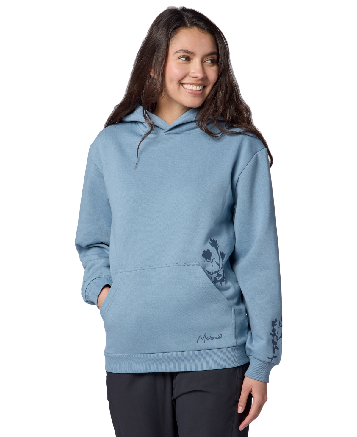 Marmot Women's Gatherer Graphic Kangaroo-Pocket Hoodie