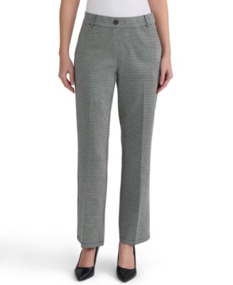 Women's Audrey Jacquard Straight-Leg Compression Pants 