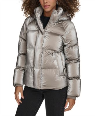 Women's Quilted Hooded Puffer Jacket