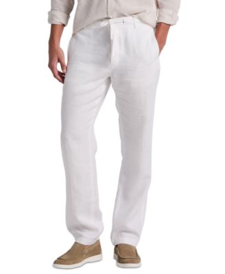 Men's Regular-Fit 100% Linen Drawstring Pants