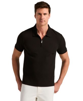 Men's Quarter-Zip Polo Shirt