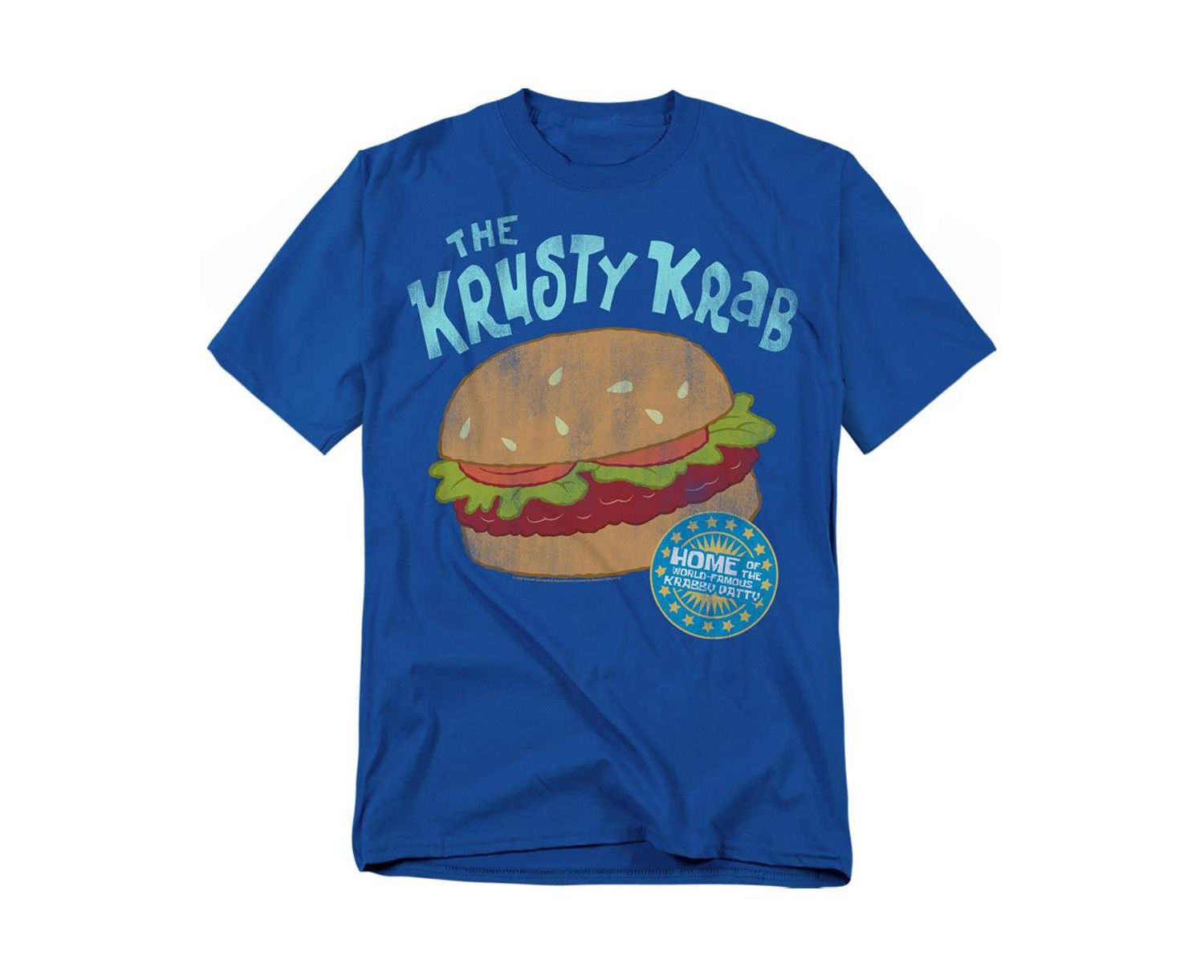 Men's Krusty Krab Graphic Crewneck Classic-Fit T-Shirt