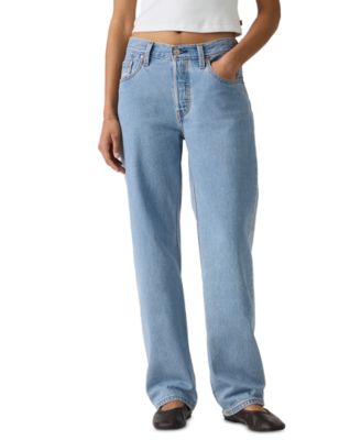 Premium Women's 501 90's Lightweight Mid-Rise Straight-Fit Jeans