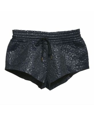Women's Textured Jacquard Pad Shorts, 7" Inseam