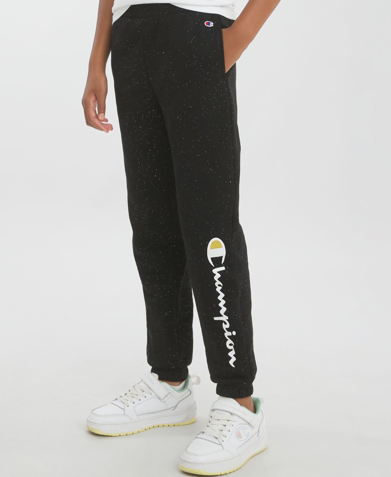 Girls' 7-16 Elastic Waist Signature Jogger Pants