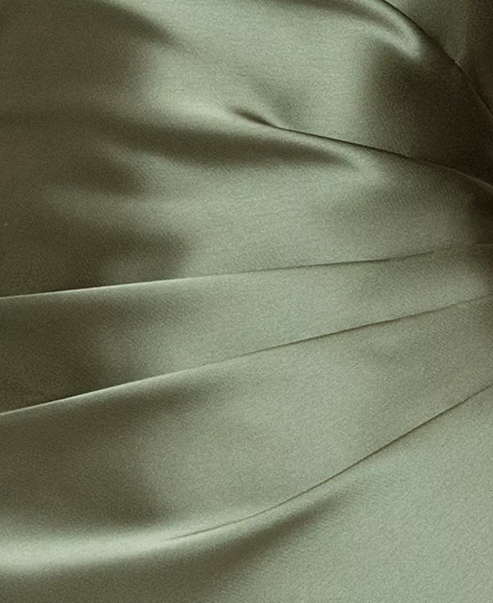 Women's Satin Halter Gown - thumbnail 5