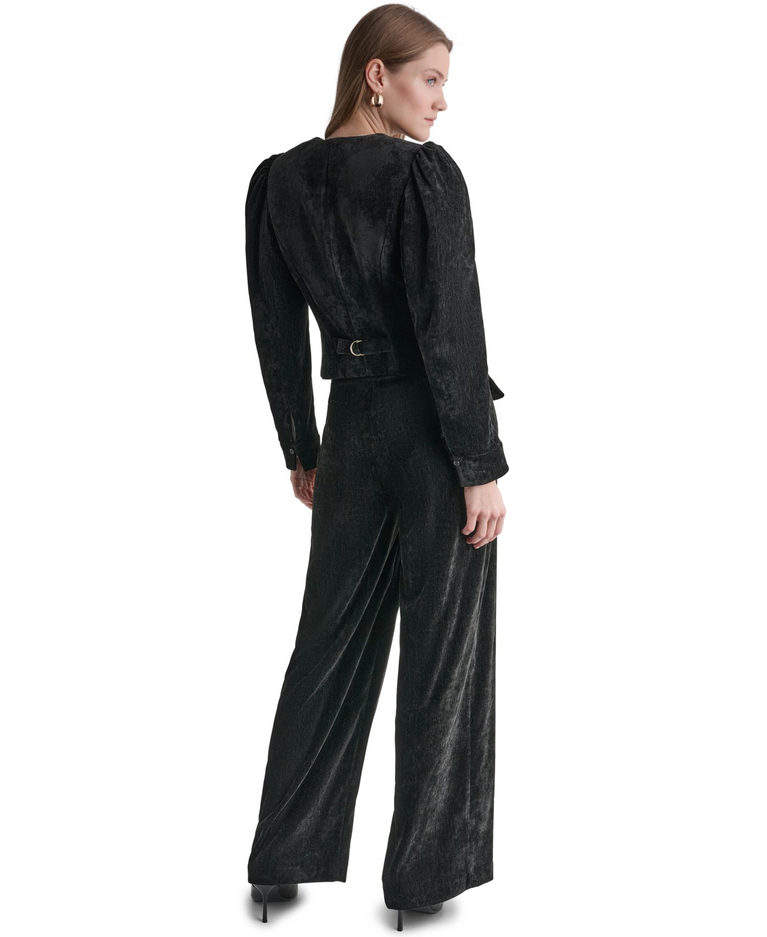 Women's Velvet Cropped Jacket