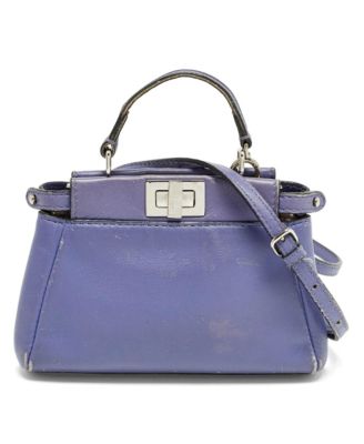 Women's Peekaboo Micro Leather Crossbody Bag