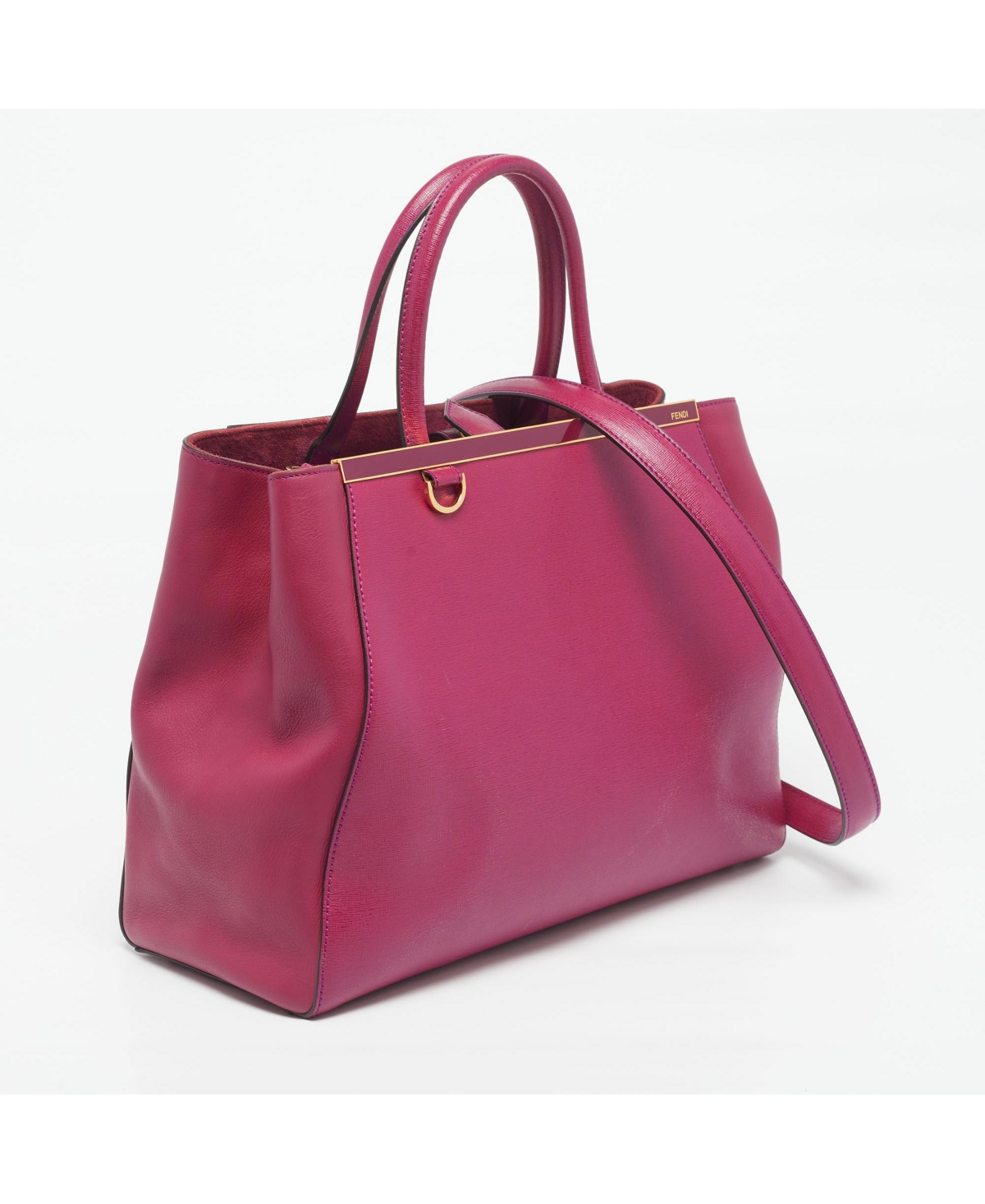 Pre-Owned Fendi Women's 2Jours Medium Leather Tote Bag