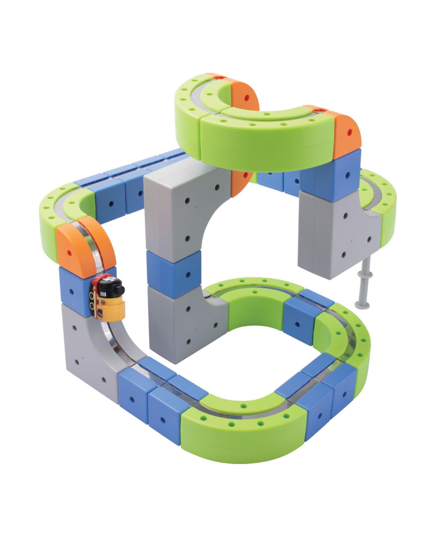 Детский конструктор Contixo MT4 Motorized Rechargeable Magnetic Track 91-Piece Building Set, Ages 3+ — фото 7