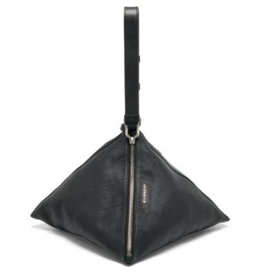 Women's Triangle Large Leather Shoulder Bag