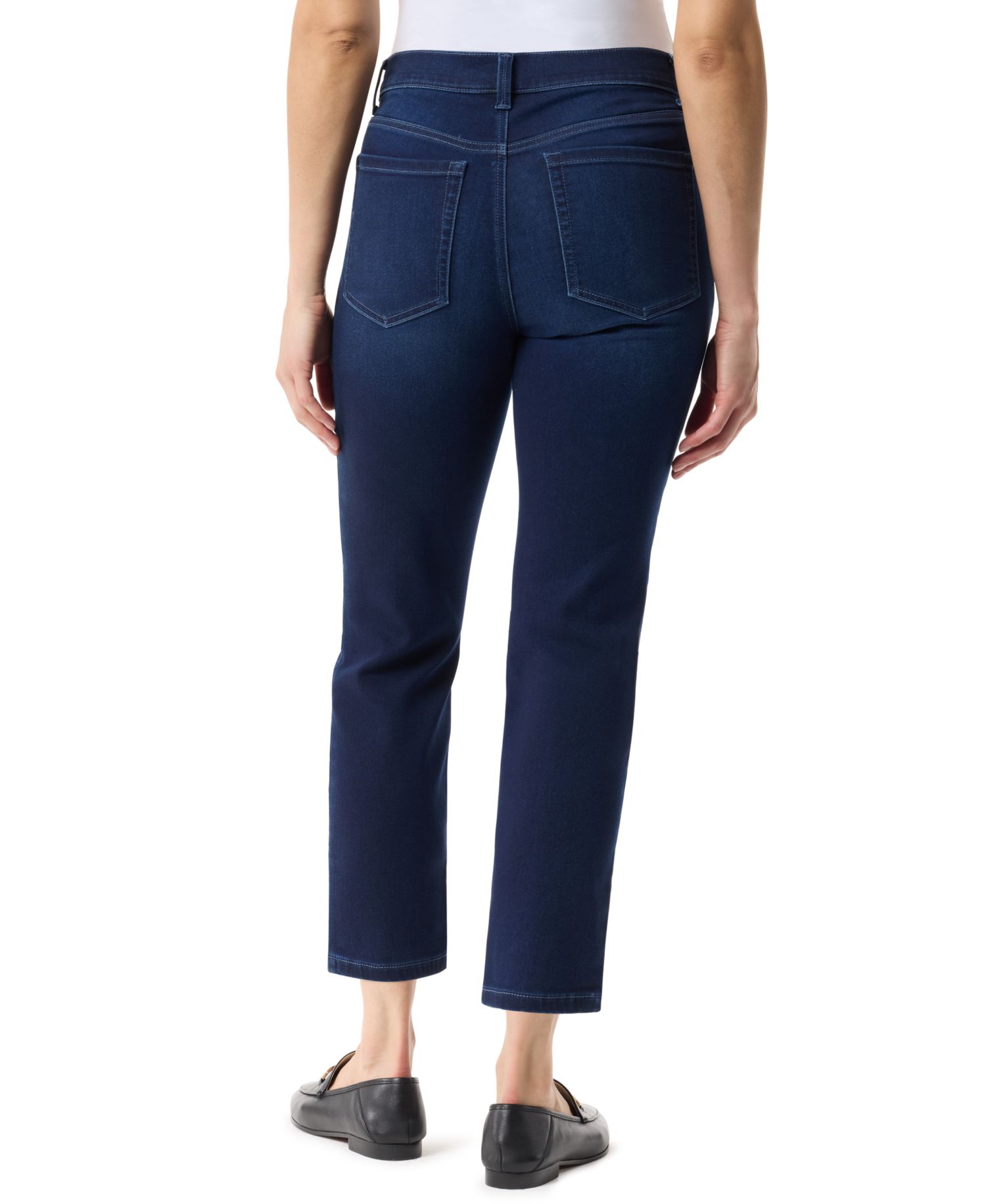 Women's Cali Mid-Rise Straight-Leg Jeans