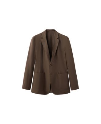 Men's Slim Fit Cotton Lyocell Blend Blazer