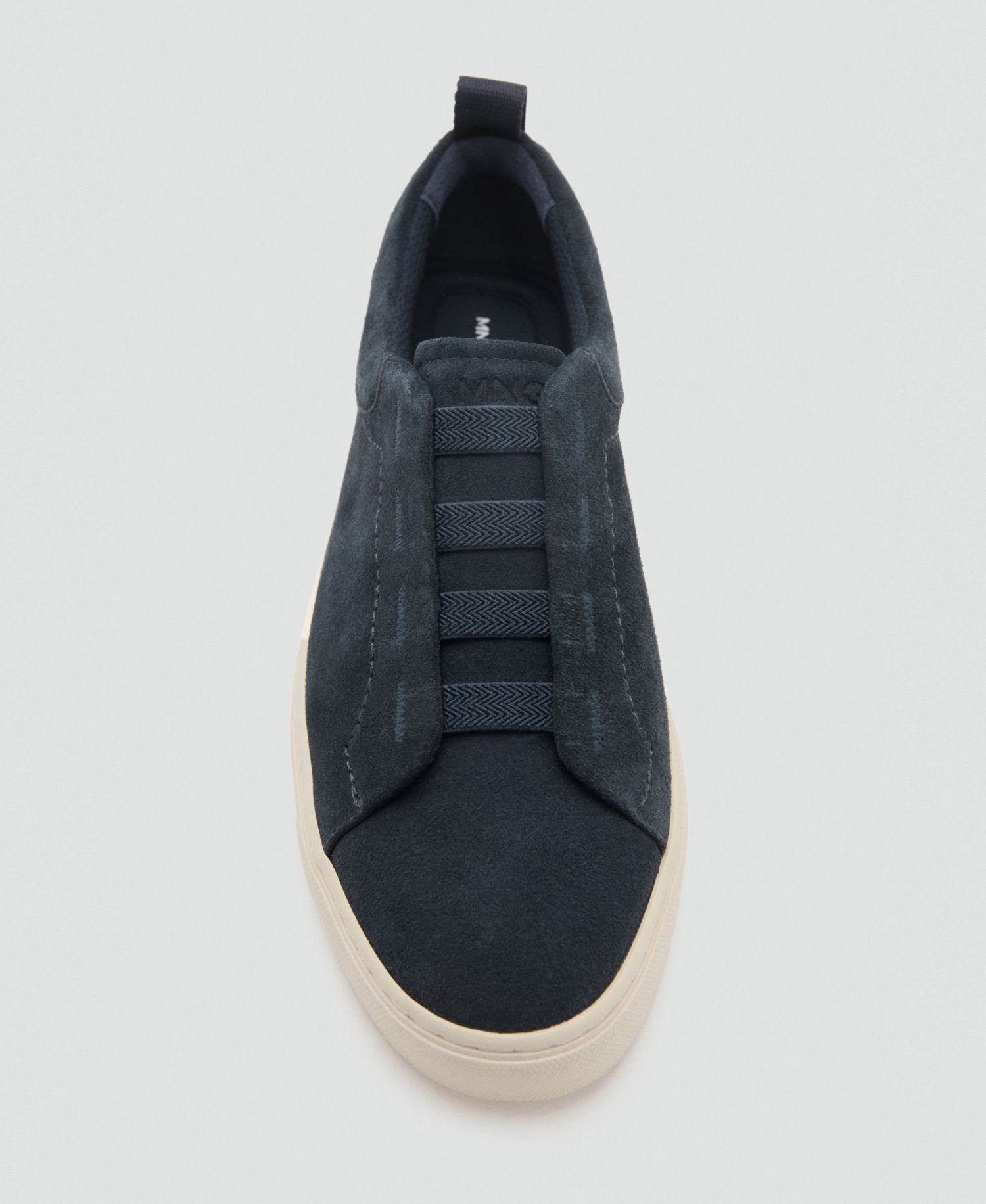 Men's Vibram Sole Suede Leather Slip-On Sneakers
