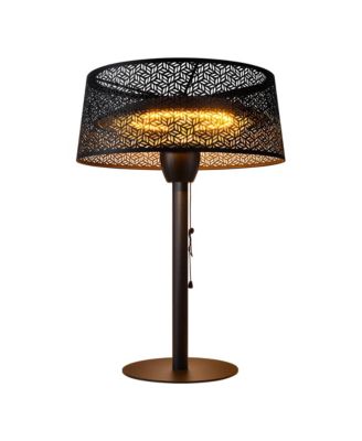 1500W Electric Outdoor Tabletop Heater,Metal Finish,Waterproof Design