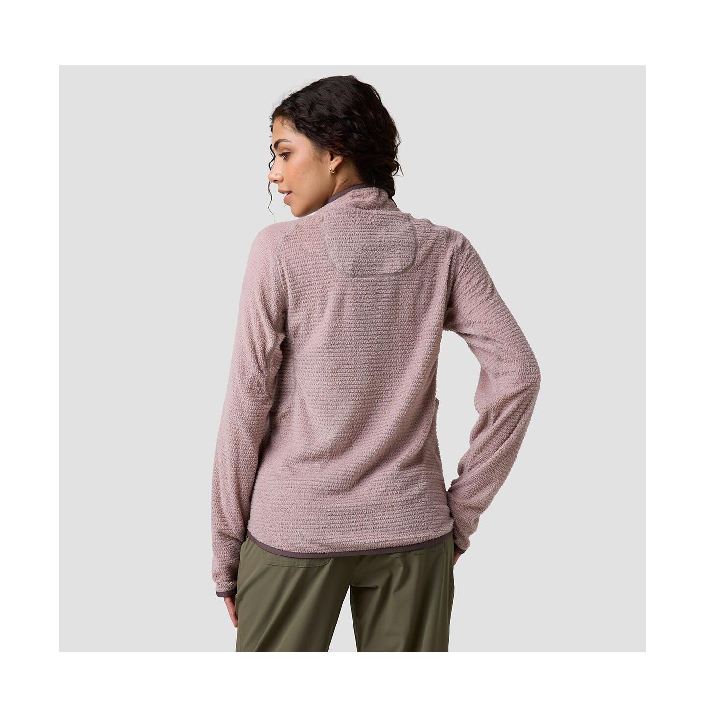 Женские куртки Backcountry Highliner PrimaLoft Air-Perm Fleece, цвет: Коричневый — фото 2
