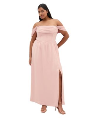 Women's Angel Love Off Shoulder Maxi Dress
