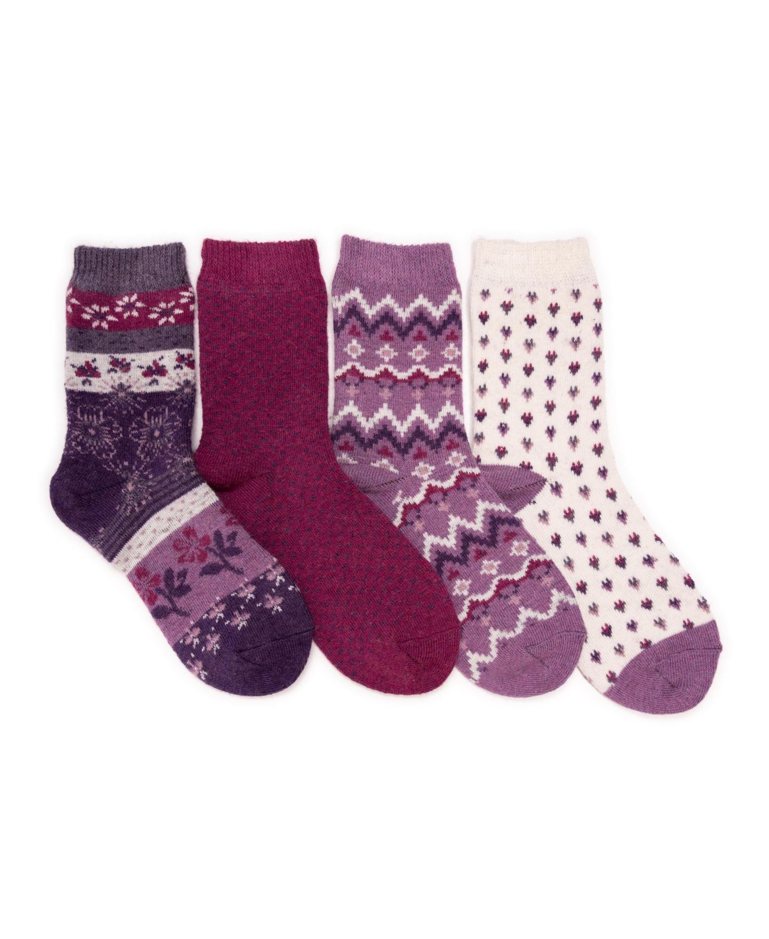Women's 4 Pair Pack Holiday Boot Socks