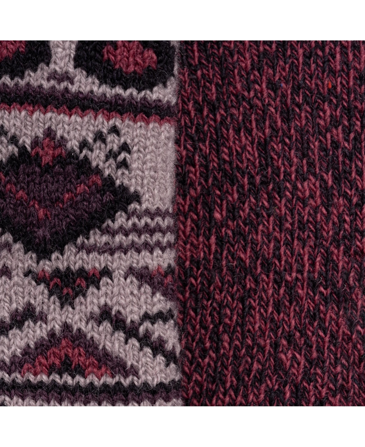 Muk Luks Women's 2 Pair Pack Slouch Heat Retainer Socks