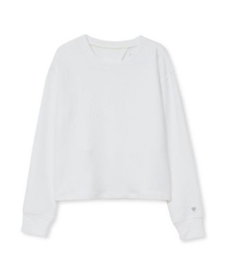 Girls Long Sleeve Twist Back Active Top