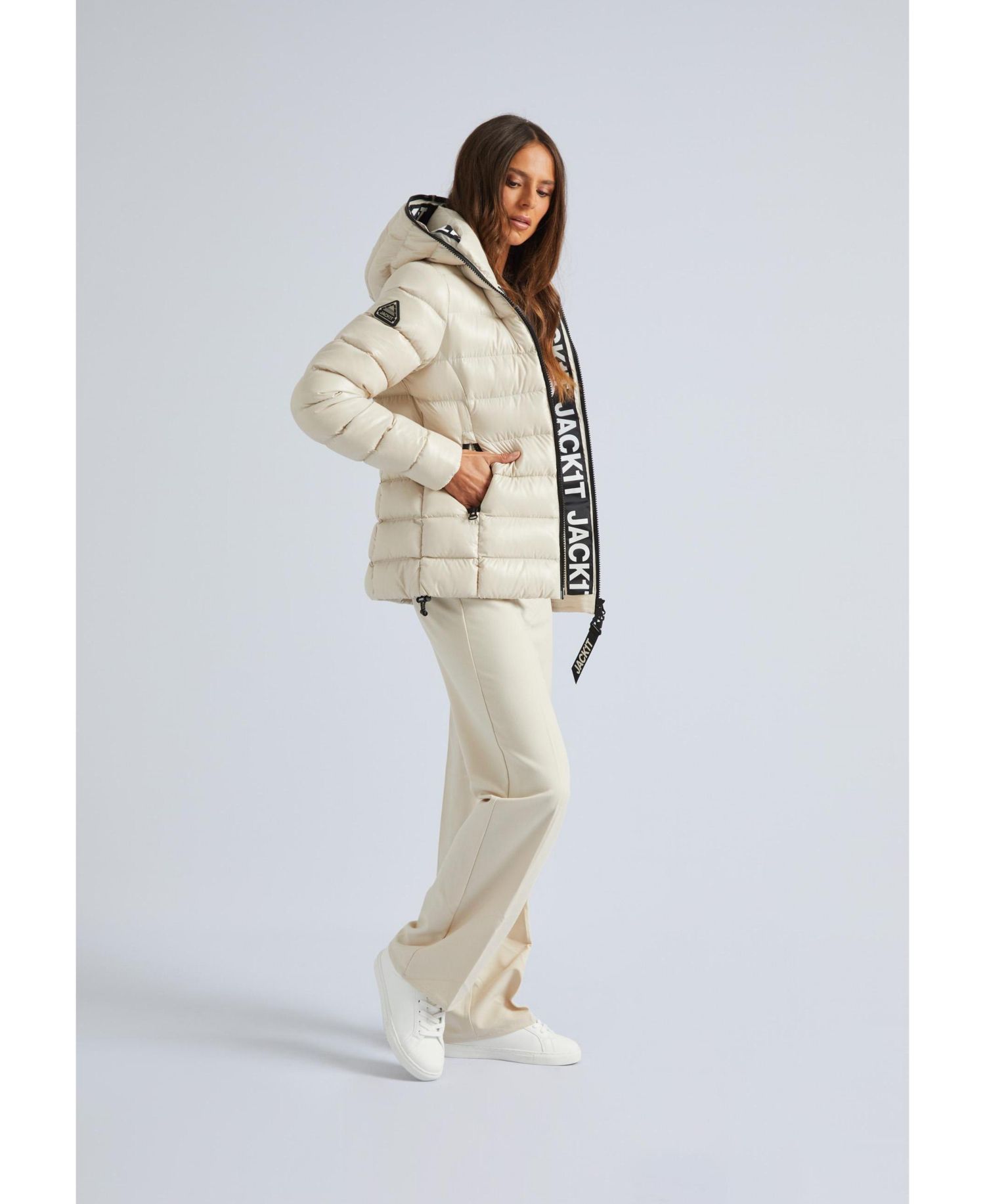 Women's Hooded Quilted Puffer Jacket