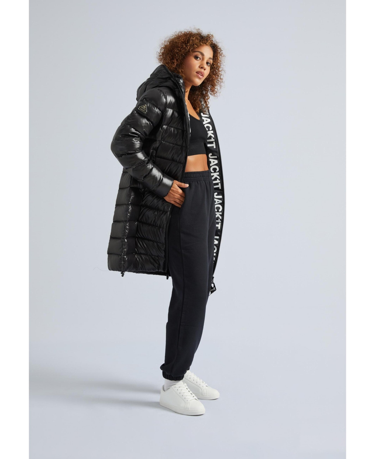 JACK1T Women's Longline Puffer Coat
